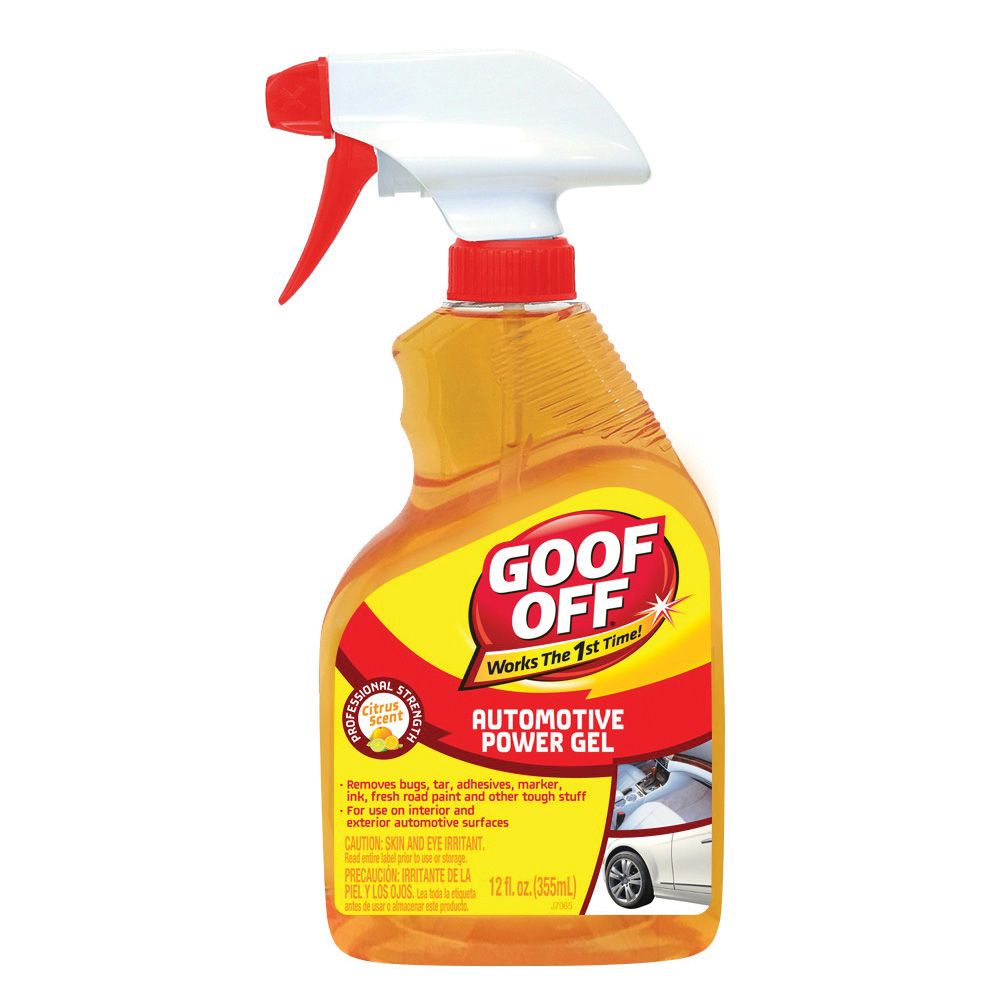 Klean-Strip Goof Off FG795 Automotive Power Gel Adhesive Remover (12 oz.)