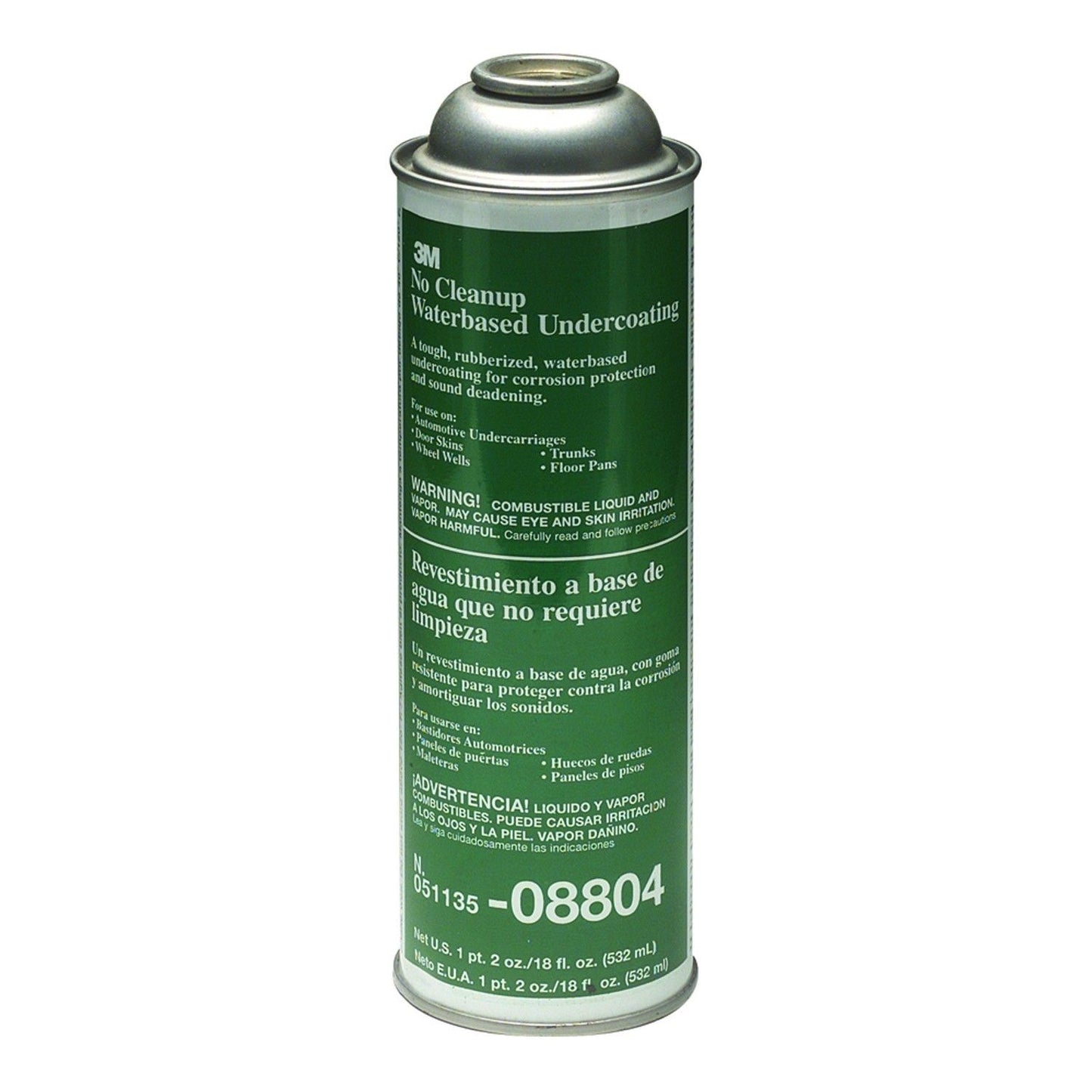 3M 08804 No Cleanup Waterbased Undercoating (18 fl. oz.)