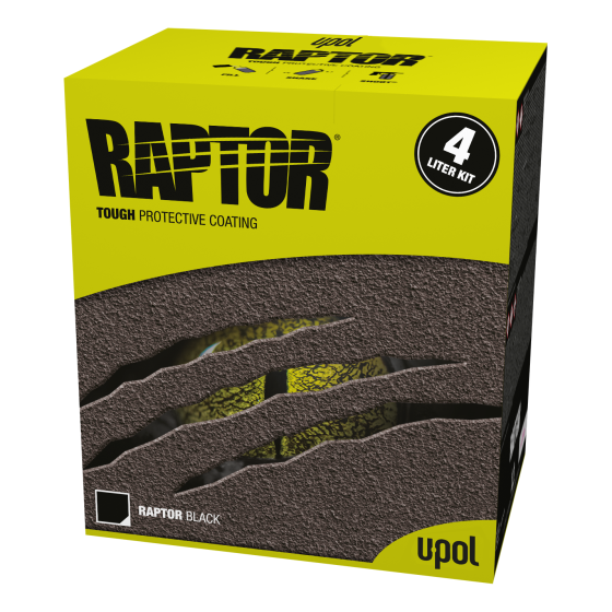 Raptor 820 Black Truck Bed Liner Kit with Gun (Gallon)