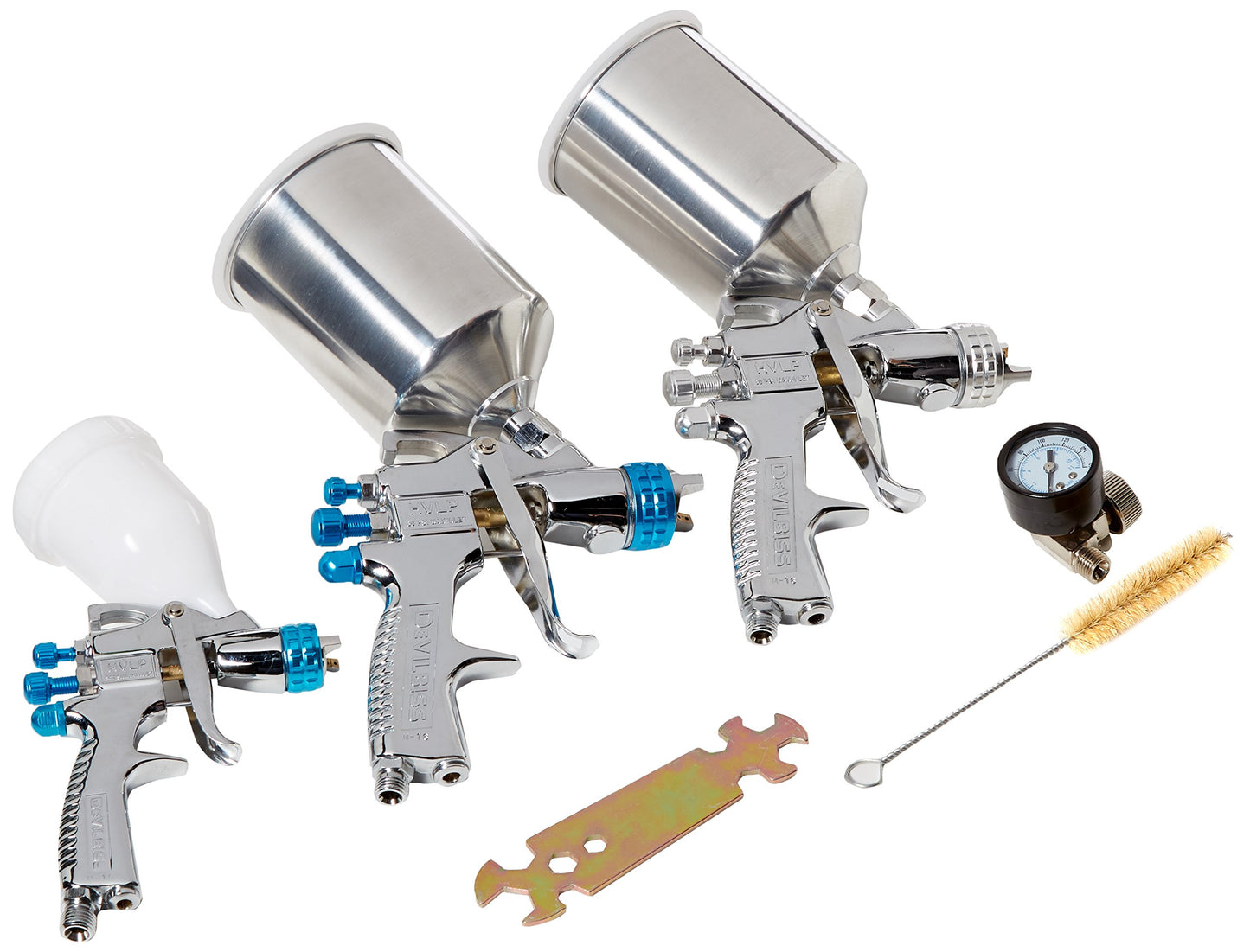 DeVilbiss 802789 StartingLine HVLP 3-Gun Painting & Touch Up Kit