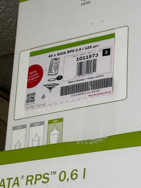 SATA 1011973 (NEW MPN 1202259) Standard Lid Disposable Cup 0.9 L