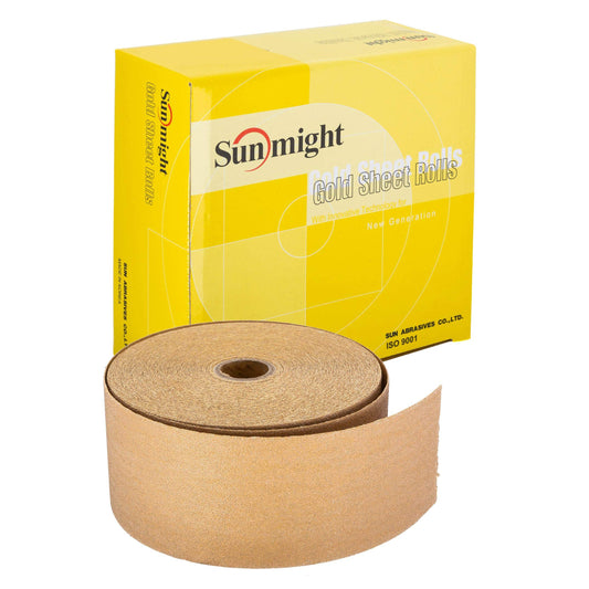 Gold PSA Sanding Sheet Roll